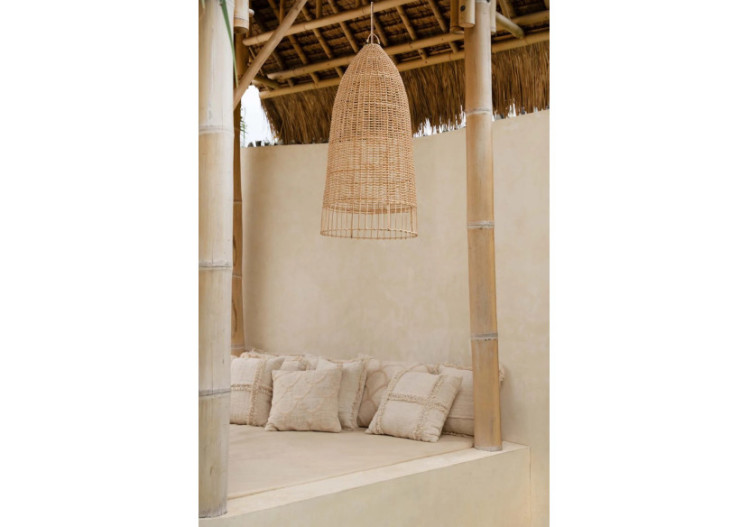 Suspension Elba - Rattan naturel - BAYU036N-L-45x90 - Bazar Bizar 2