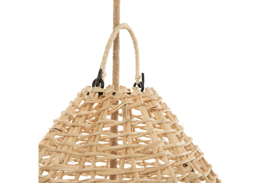 Suspension Elba - Rattan naturel - BAYU036N-L-45x90 - Bazar Bizar