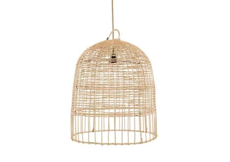 Suspension Amalfi - Rattan naturel M - BAYU035N-M-50x55 - Bazar Bizar