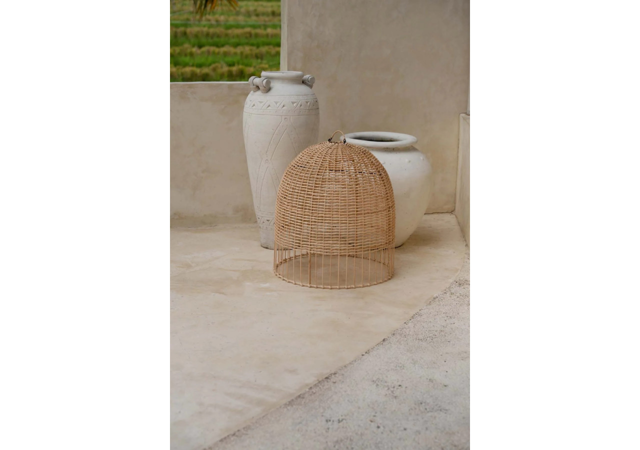 Suspension Amalfi - Rattan naturel M - BAYU035N-M-50x55 - Bazar Bizar