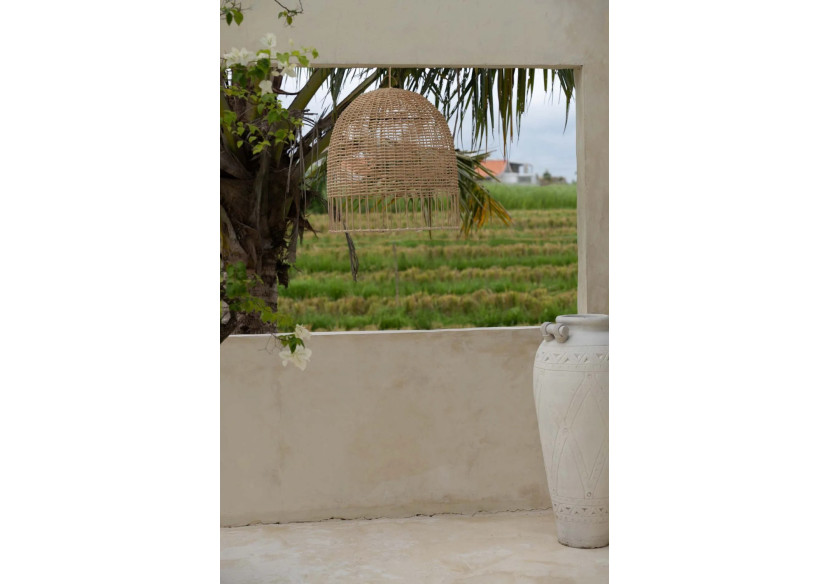 Suspension Amalfi - Rattan naturel M - BAYU035N-M-50x55 - Bazar Bizar