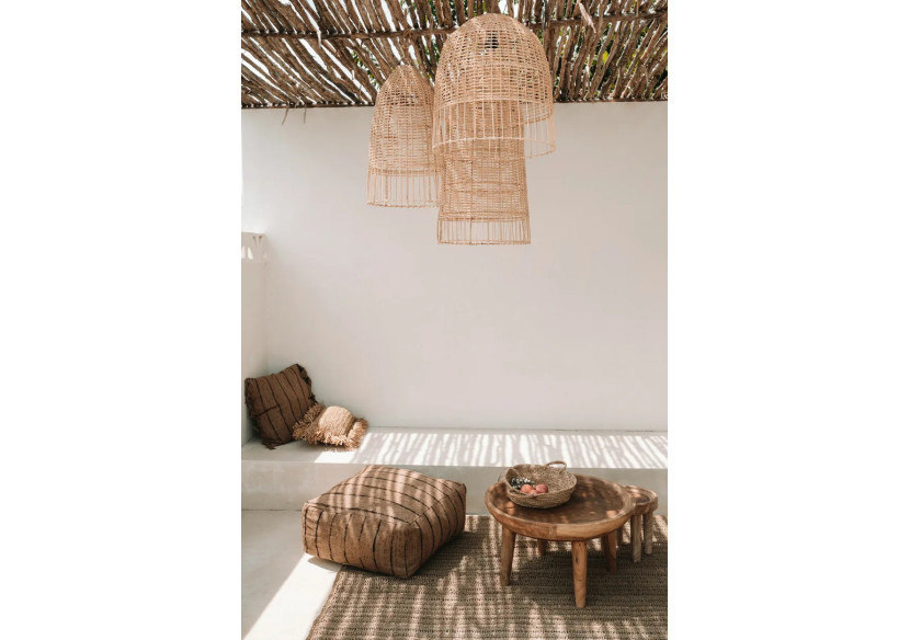 Suspension Amalfi - Rattan naturel M - BAYU035N-M-50x55 - Bazar Bizar