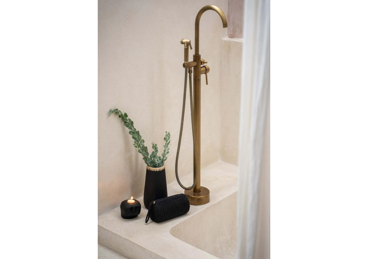 Vase Sneaky - Terracotta noir S - JABR039BN-S - Bazar Bizar