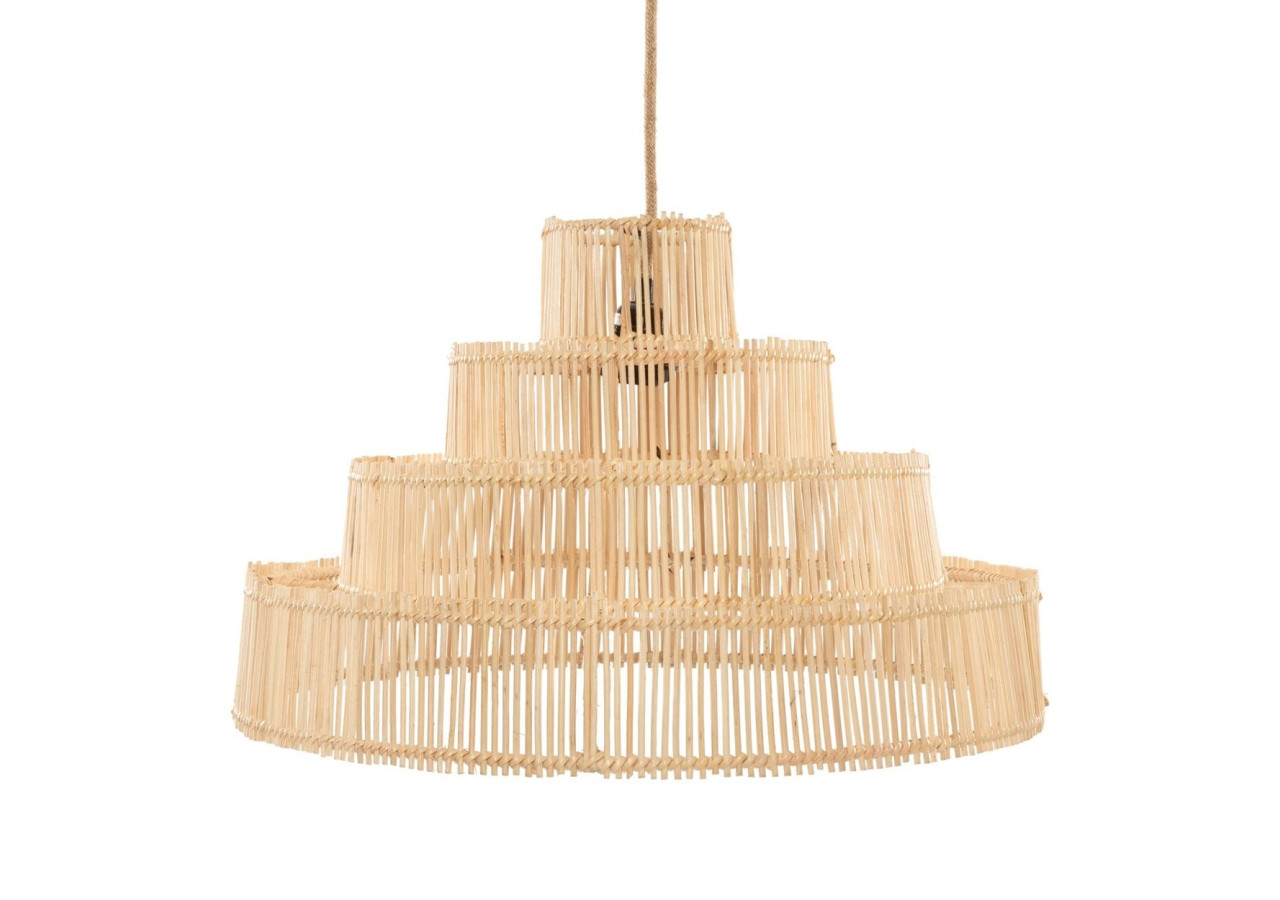 Suspension Wedding Cake - Rattan naturel M - BAYU033N-M-50x30 - Bazar Bizar