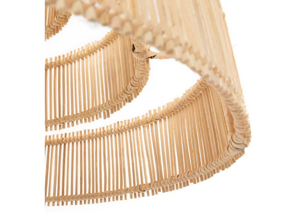 Suspension Wedding Cake - Rattan naturel M - BAYU033N-M-50x30 - Bazar Bizar