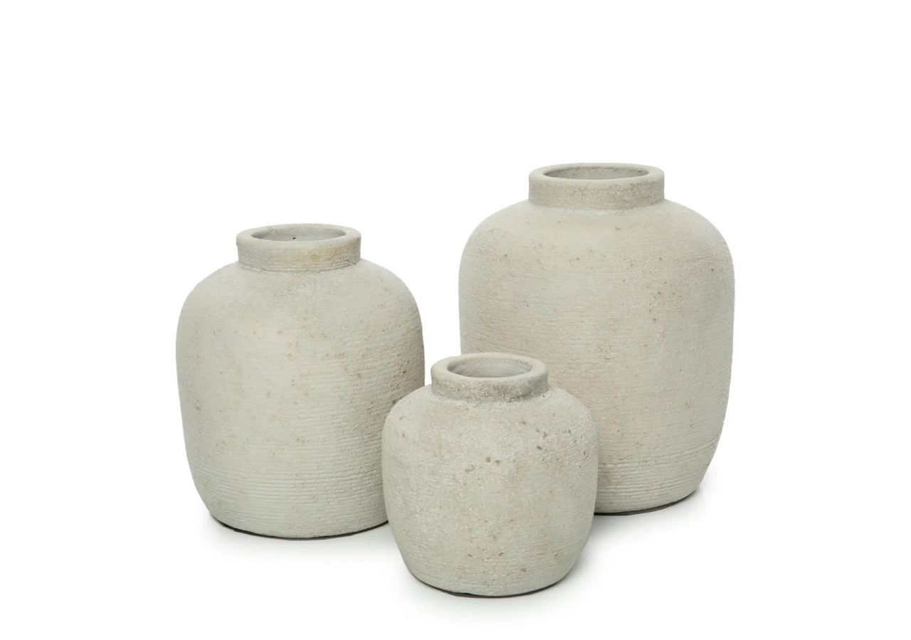Vase The Peaky - Béton - Taille M - JABR040Con-M - Bazar Bizar