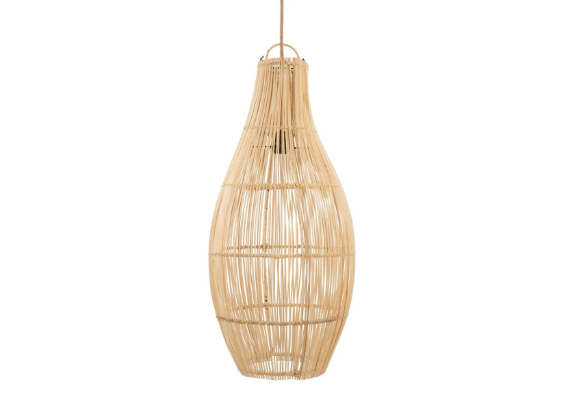 Suspension Flacon - Rotin Naturel - Taille L - BAYU042N-L-35x70 - Bazar Bizar Suspension Flacon - Rotin Naturel - Taille L - BAYU042N-L-35x70 - Bazar Bizar