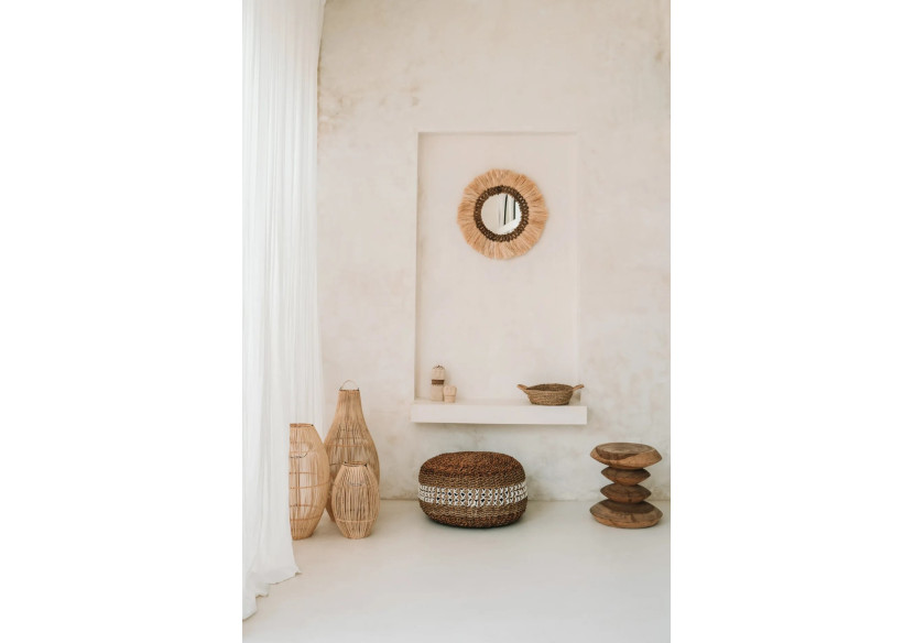 Suspension Flacon - Rotin Naturel - Taille L - BAYU042N-L-35x70 - Bazar Bizar Suspension Flacon - Rotin Naturel - Taille L - BAYU042N-L-35x70 - Bazar Bizar