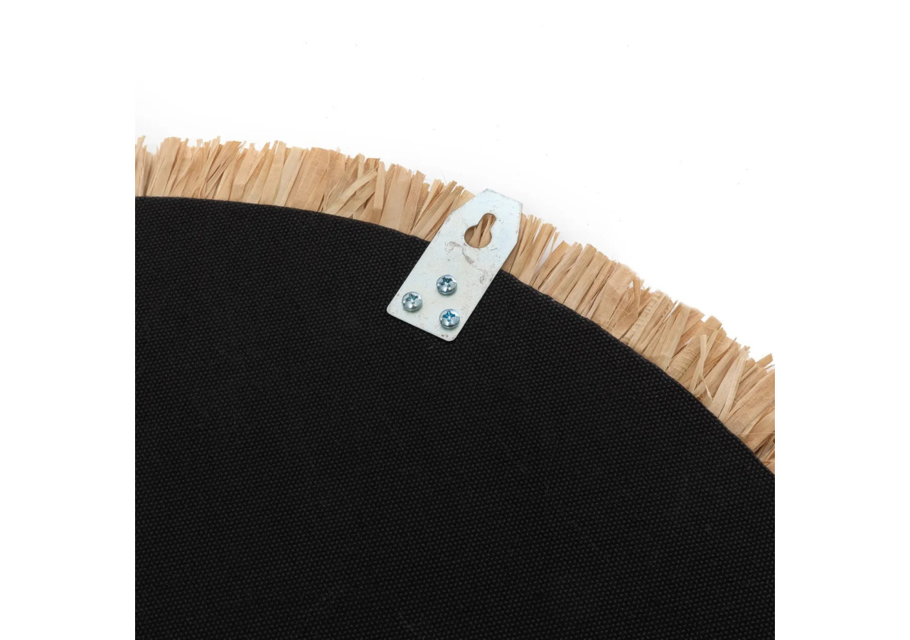 Miroir Palmier - Naturel - Taille M - BAVE005N-M-60 - Bazar Bizar