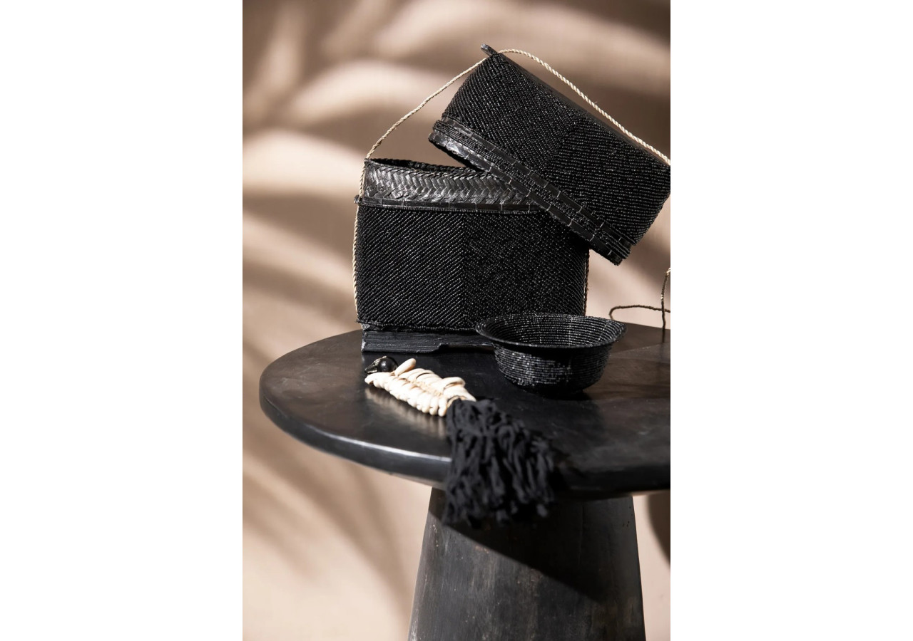 Boîte à Trésors Perles - Noir - BAEX013B - Bazar Bizar