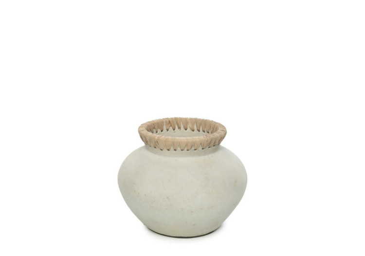 Vase Styly - Béton Naturel - Taille S - JABR041ConN-S - Bazar Bizar