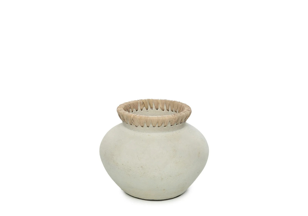 Vase Styly - Béton Naturel - Taille S - JABR041ConN-S - Bazar Bizar