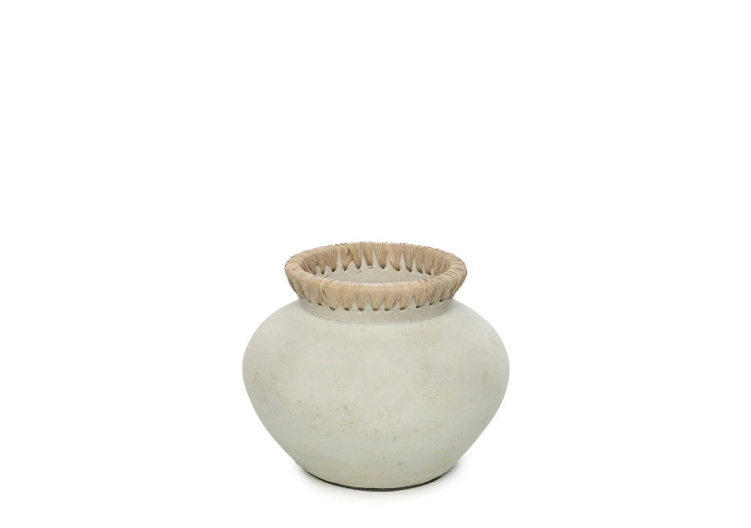 Vase Styly - Béton Naturel - Taille S - JABR041ConN-S - Bazar Bizar