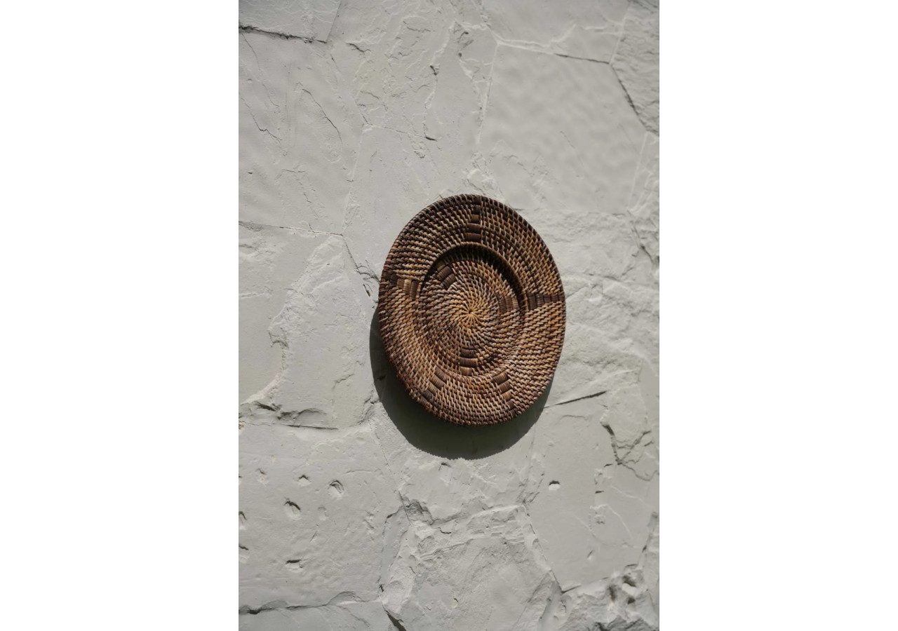 Assiette Jasmine - Marron - Taille M - BARA003Br-M-40 - Bazar Bizar