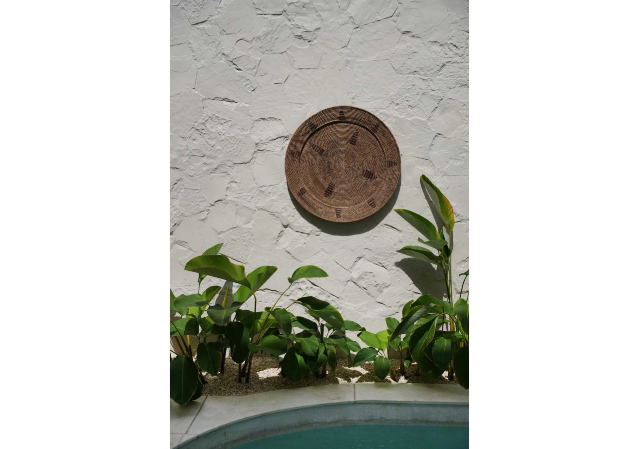 Assiette Jasmine - Marron - Taille L - BARA003Br-L-60 - Bazar Bizar