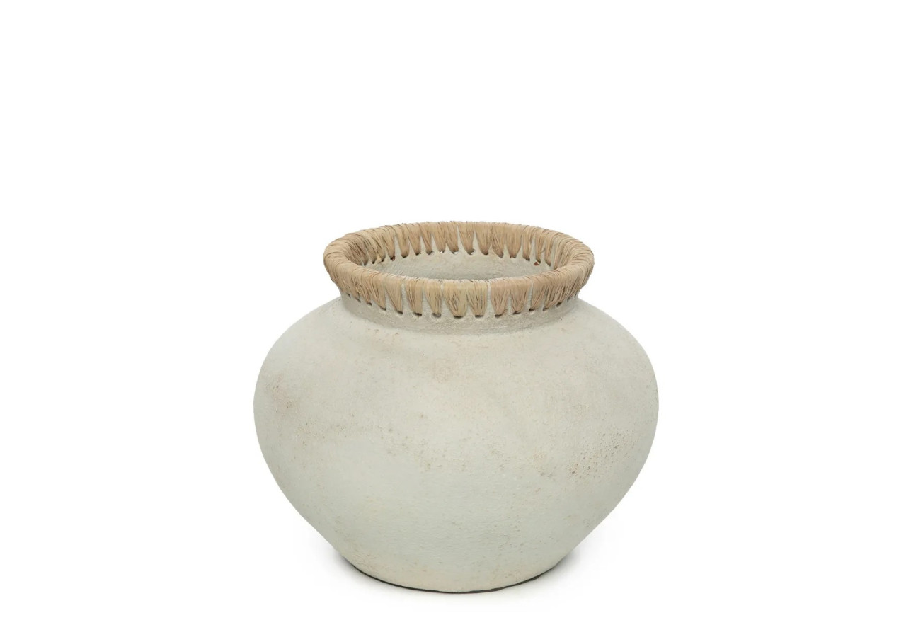 Vase Styly - Béton Naturel - Taille M - JABR041ConN-M - Bazar Bizar