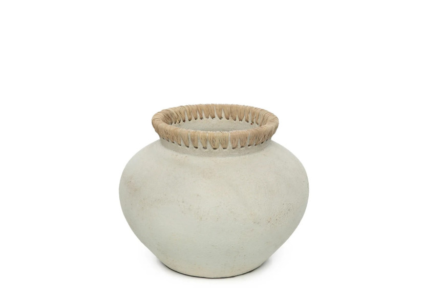 Vase Styly - Béton Naturel - Taille M - JABR041ConN-M - Bazar Bizar