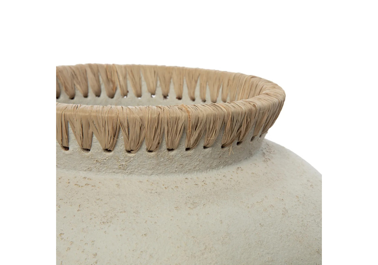 Vase Styly - Béton Naturel - Taille M - JABR041ConN-M - Bazar Bizar