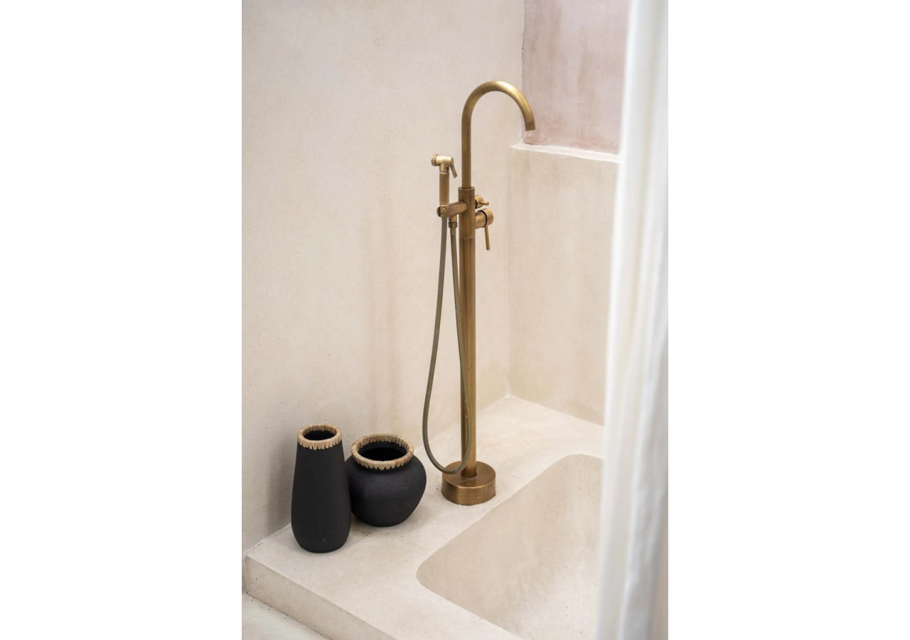 Vase Styly - Noir Naturel - S - JABR041BN-S - Bazar Bizar