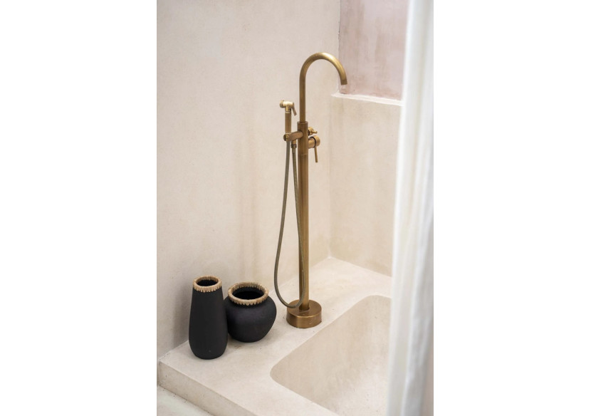 Vase Styly - Noir Naturel - S - JABR041BN-S - Bazar Bizar