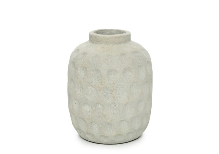 Vase Tendance - Béton - L - JABR042Con-L - Bazar Bizar