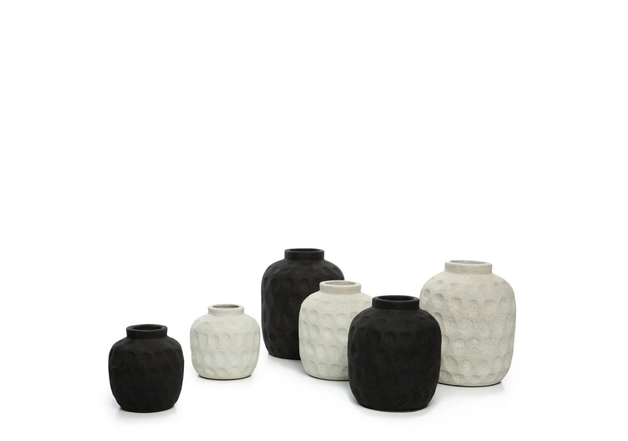 Vase Tendance - Béton - L - JABR042Con-L - Bazar Bizar