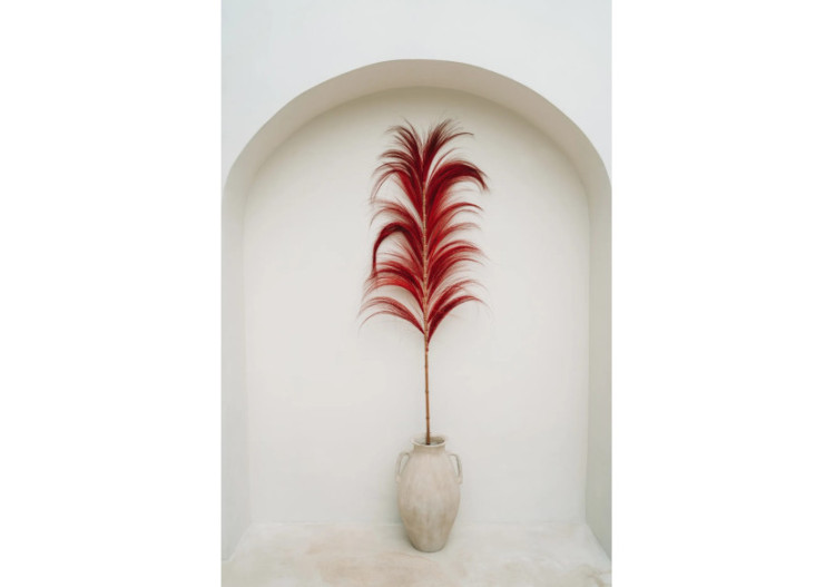 Feuille Étonnante - Rouge Vibrant - Set de 6 - BAJN122Re-SET6 - Bazar Bizar 2