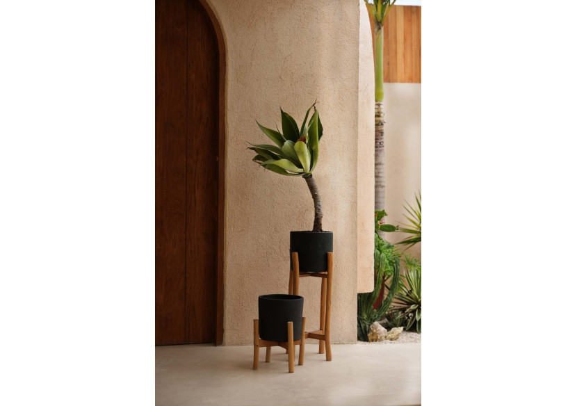 Charcoal Low - Noir Naturel - S - JABR043BN-S - Bazar Bizar