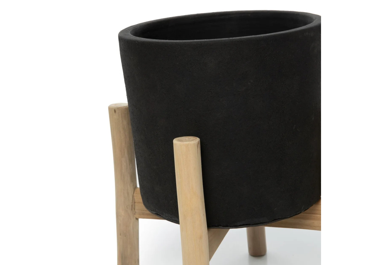 Charcoal Low - Noir Naturel - S - JABR043BN-S - Bazar Bizar