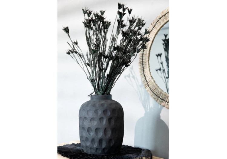 Vase Tendance - Noir - Grand - JABR042B-L - Bazar Bizar 2