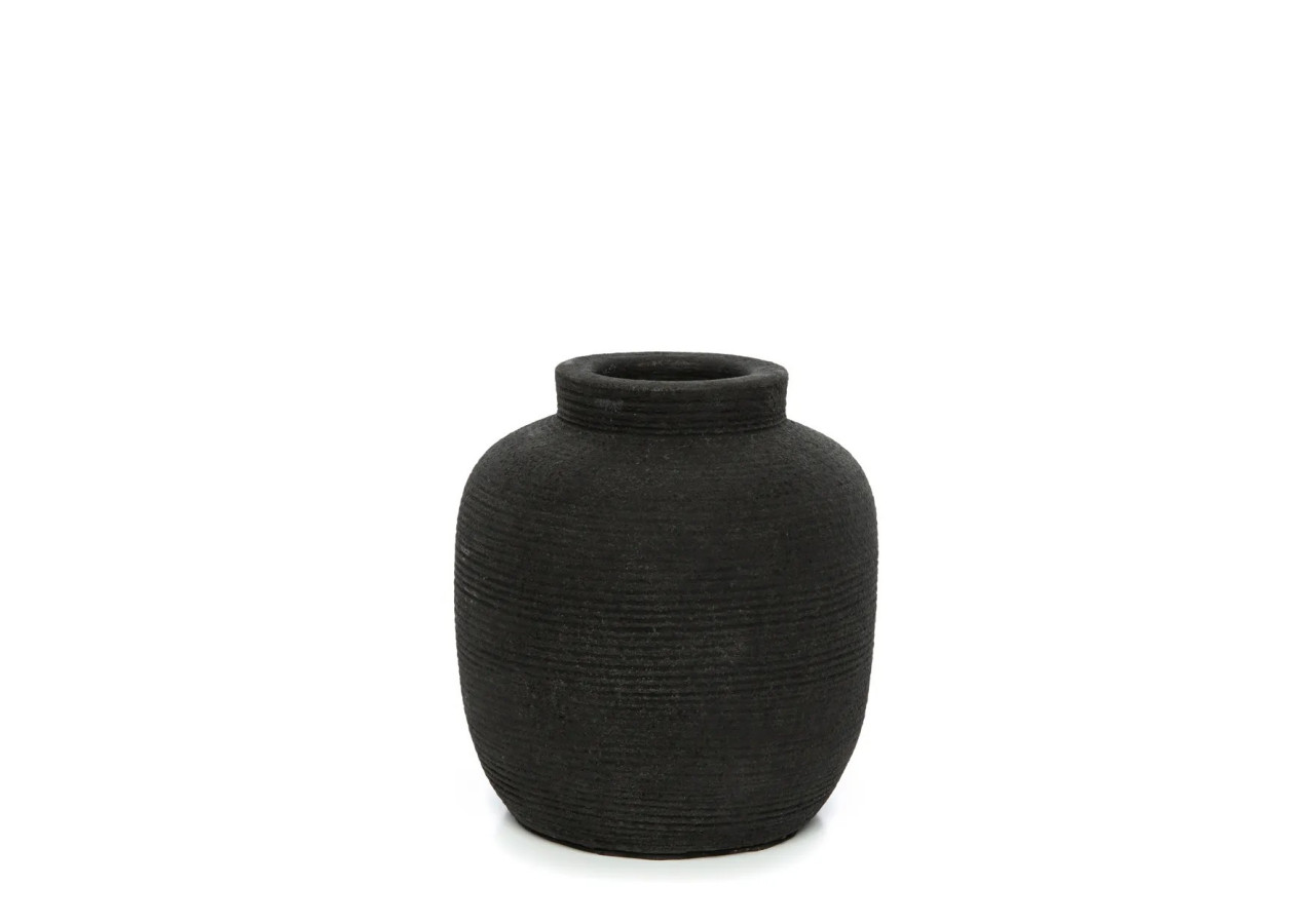 Vase Peaky - Noir - Petit - JABR040B-S - Bazar Bizar