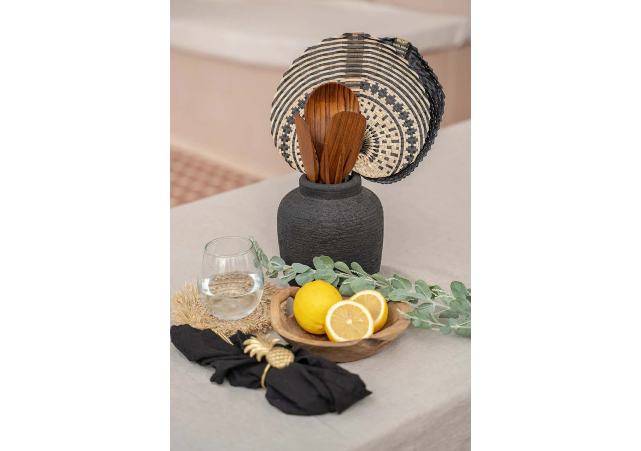 Vase Peaky - Noir - Petit - JABR040B-S - Bazar Bizar