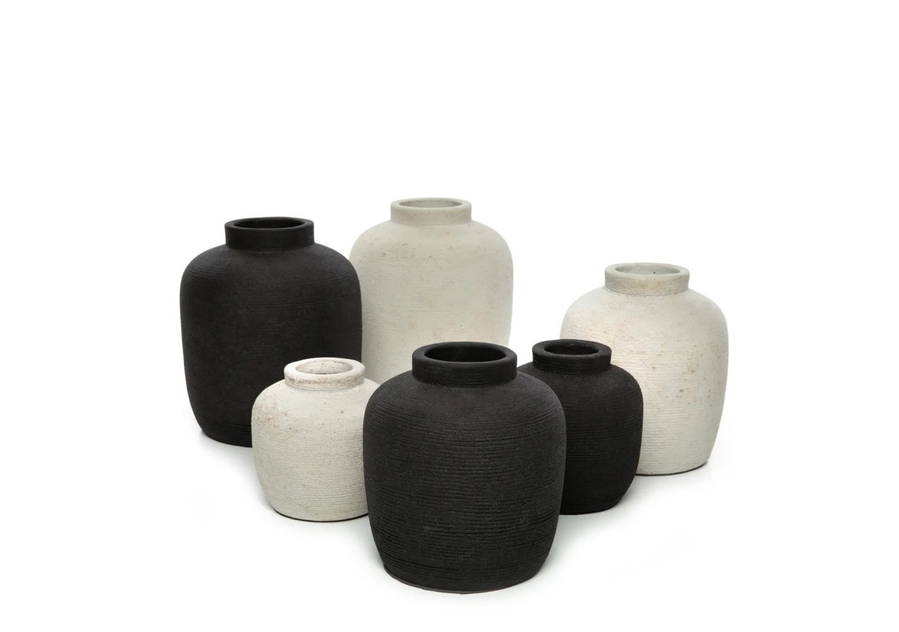Vase Peaky - Noir - Petit - JABR040B-S - Bazar Bizar