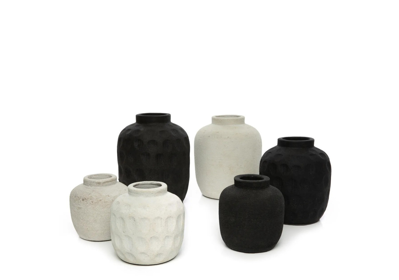 Vase Peaky - Noir - Petit - JABR040B-S - Bazar Bizar