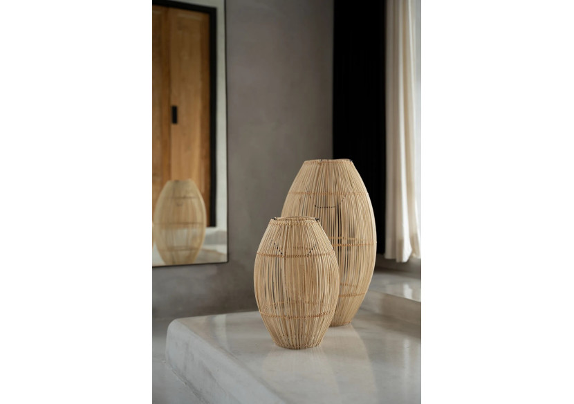 Suspension Zuri - Rattans naturels - Taille M - BAYU024N-M - Bazar Bizar