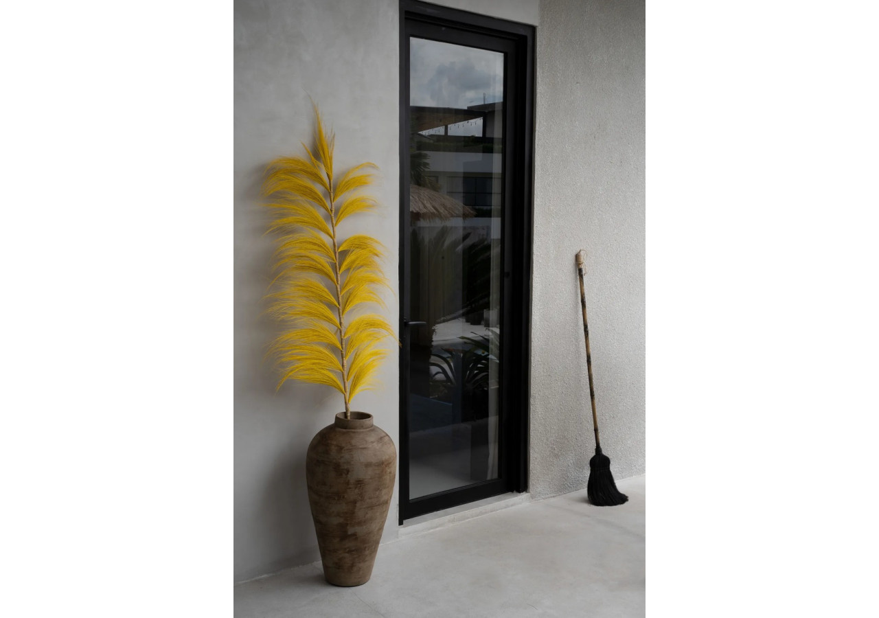 Feuille Éblouissante - Jaune Madras - Ensemble de 6 - BAJN122Ye-SET6 - Bazar Bizar