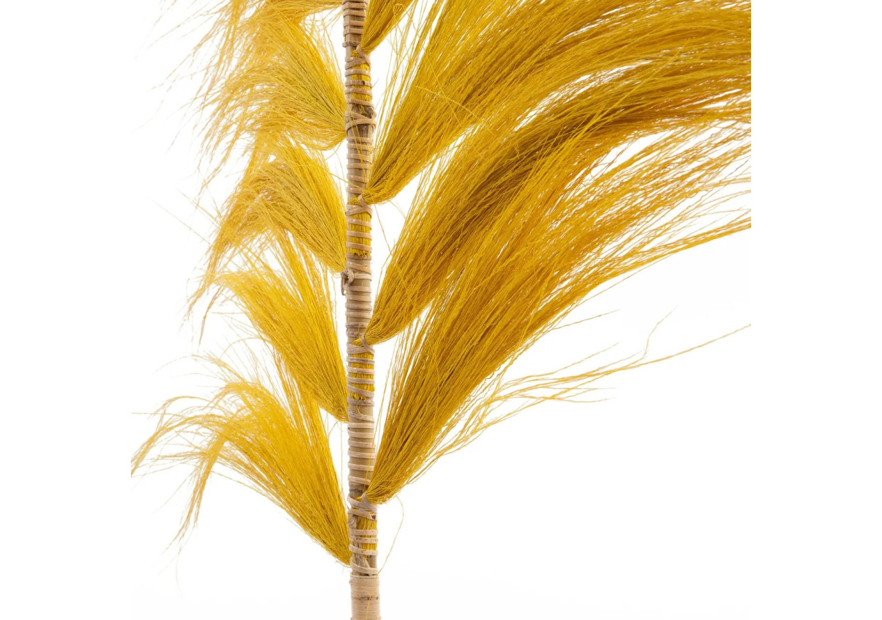 Feuille Éblouissante - Jaune Madras - Ensemble de 6 - BAJN122Ye-SET6 - Bazar Bizar