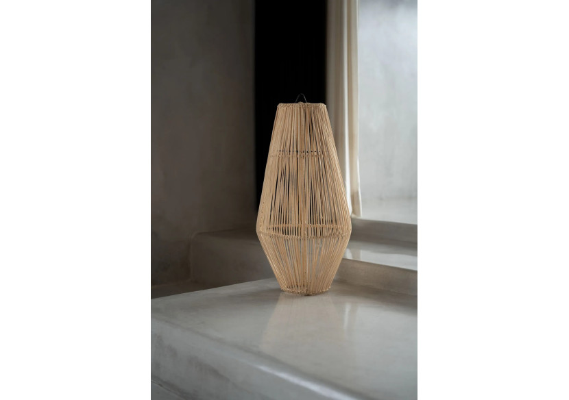 Suspension Afrodisiac - Rattans naturels - Taille M - BAYU038N-M-30x60 - Bazar Bizar