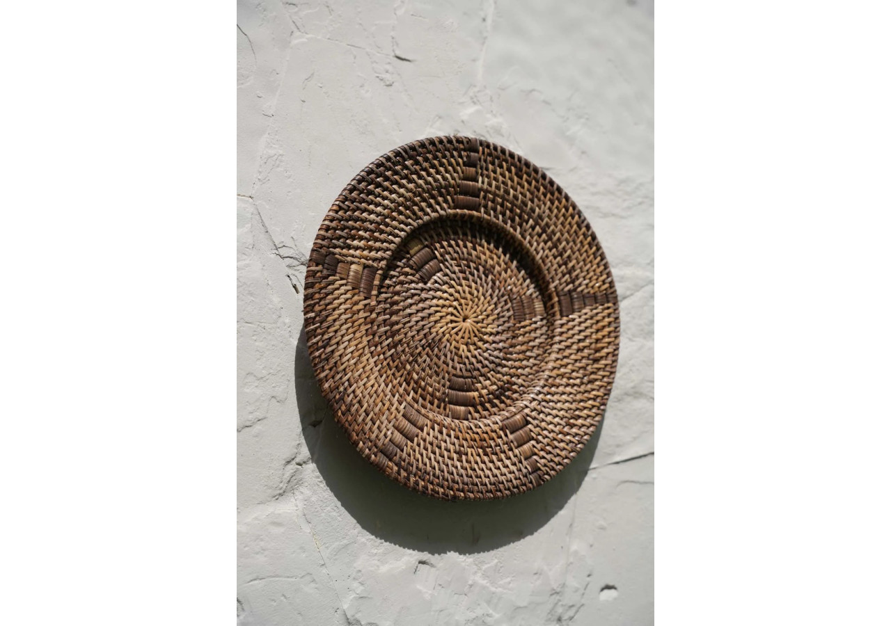 Assiette Jasmine - Marron - Taille S - BARA003Br-S-30 - Bazar Bizar