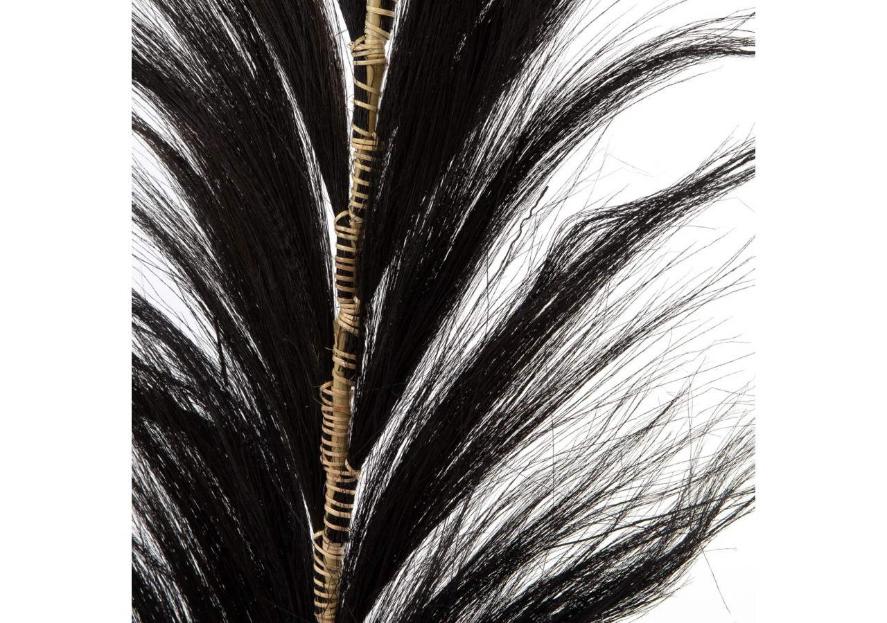 Feuille Éblouissante - Noir - Ensemble de 6 - BAJN122B-SET6 - Bazar Bizar