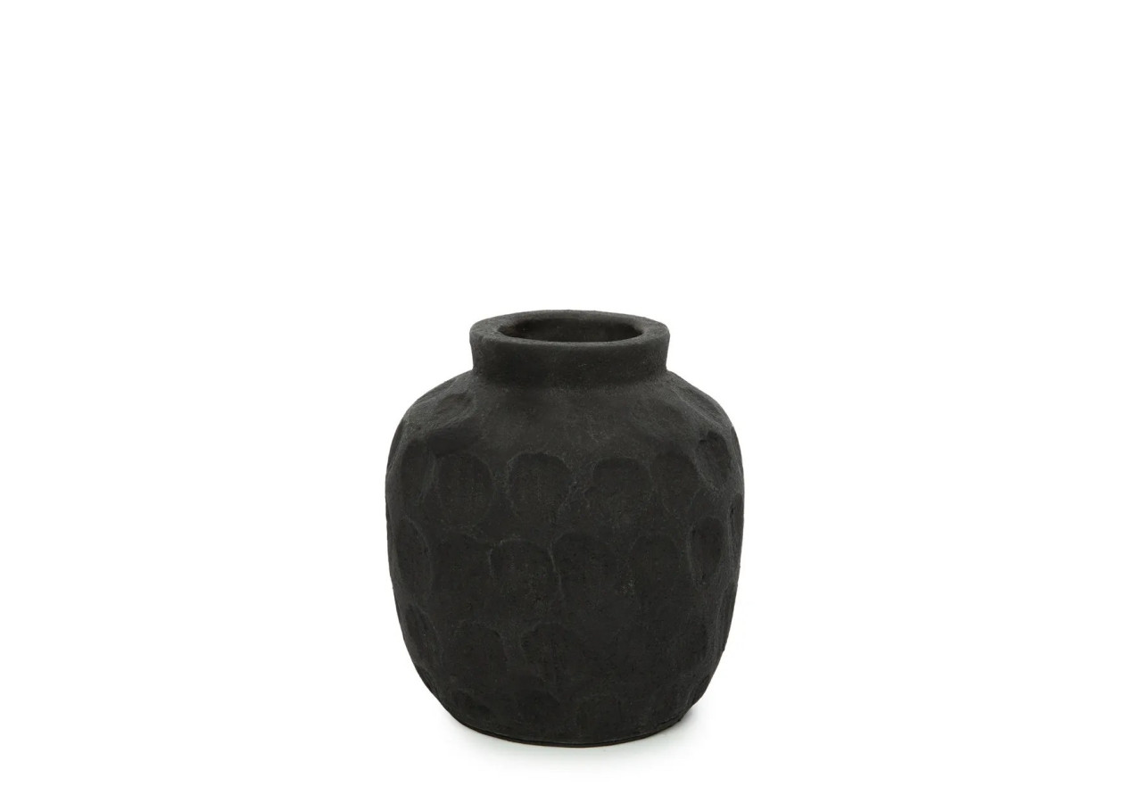 Vase Tendance - Noir - Taille S - JABR042B-S - Bazar Bizar