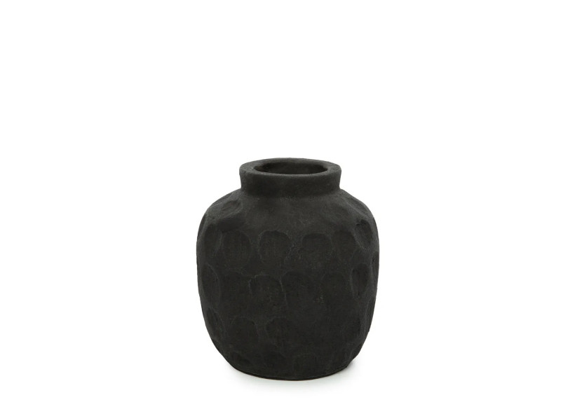 Vase Tendance - Noir - Taille S - JABR042B-S - Bazar Bizar