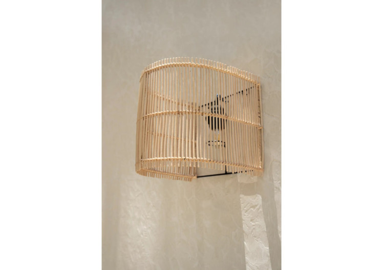 Applique murale Gigi - Rattans naturels - Taille S - BAYU030N-S-20x25 - Bazar Bizar 2