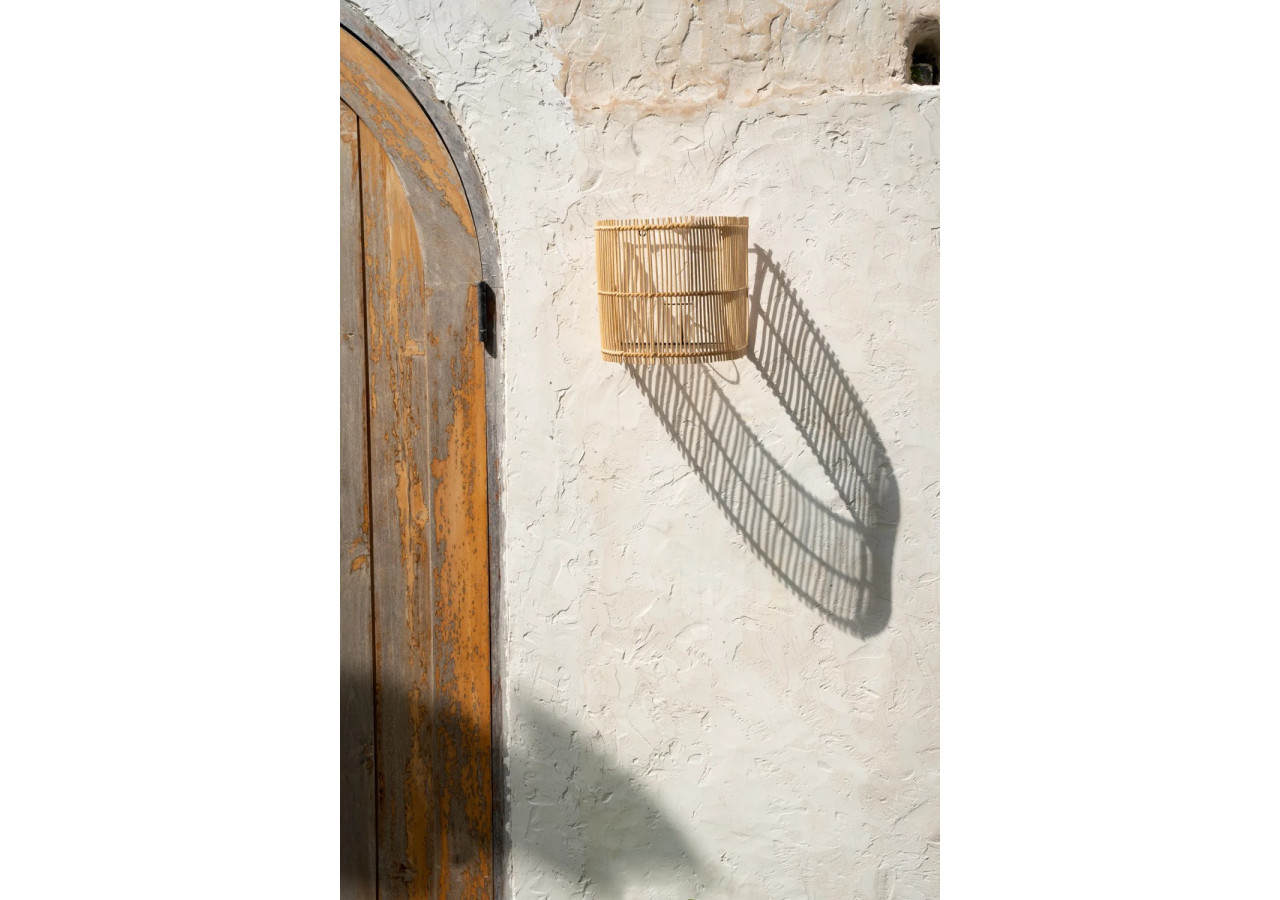 Applique murale Gigi - Rattans naturels - Taille S - BAYU030N-S-20x25 - Bazar Bizar