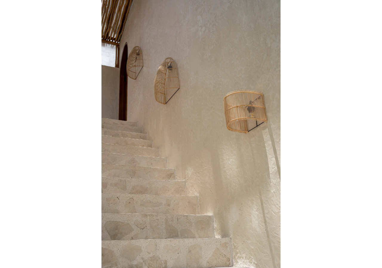 Applique murale Gigi - Rattans naturels - Taille S - BAYU030N-S-20x25 - Bazar Bizar