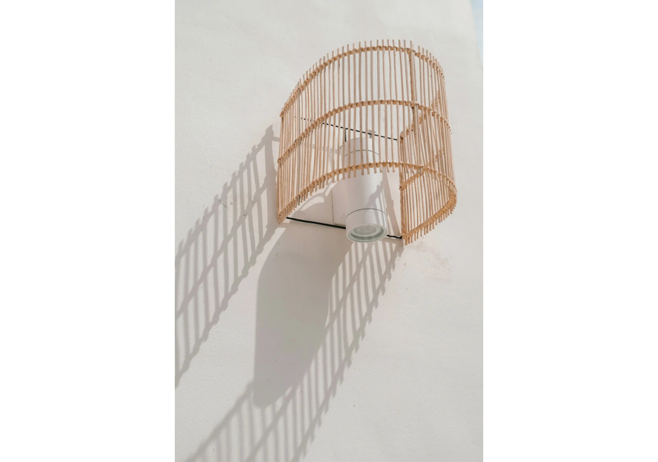 Applique murale Gigi - Rattans naturels - Taille S - BAYU030N-S-20x25 - Bazar Bizar