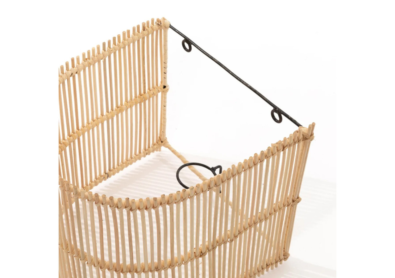 Applique murale Gigi - Rattans naturels - Taille S - BAYU030N-S-20x25 - Bazar Bizar