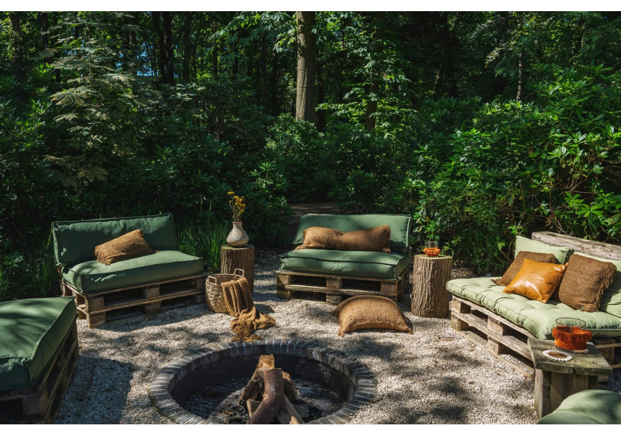 Housse de Coussin Cuir Quatre Panneaux - Camel - 40x40cm - INPG001Ca-40x40 - Bazar Bizar