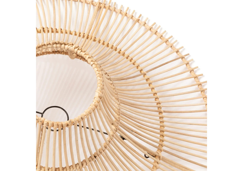 Suspension Rattan SKY - Naturelle - Grande - BAYU022N-L-60x40 - Bazar Bizar