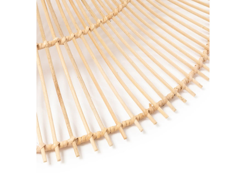 Suspension Rattan SKY - Naturelle - Grande - BAYU022N-L-60x40 - Bazar Bizar